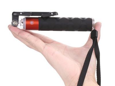 爱贝尔迷你折叠蓝牙自拍杆 铝合金超短设计，便携自拍神器